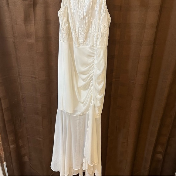 Frank Lyman Beaded Ruched Dress - Picture 3 of 9